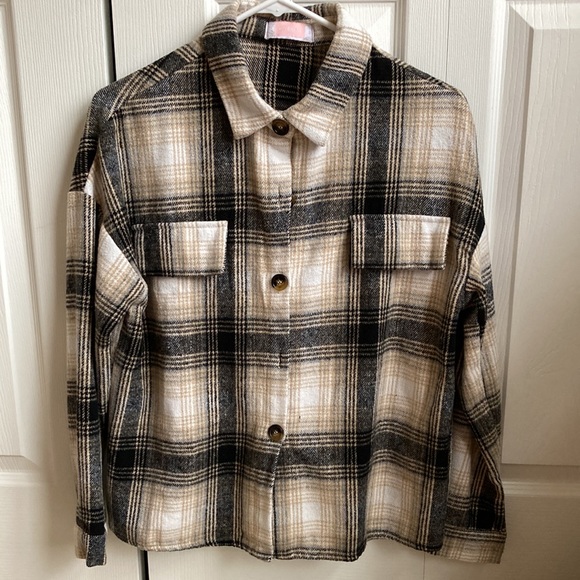 C+D+M Shacket (flannel shirt/jacket), EUC - Picture 1 of 5